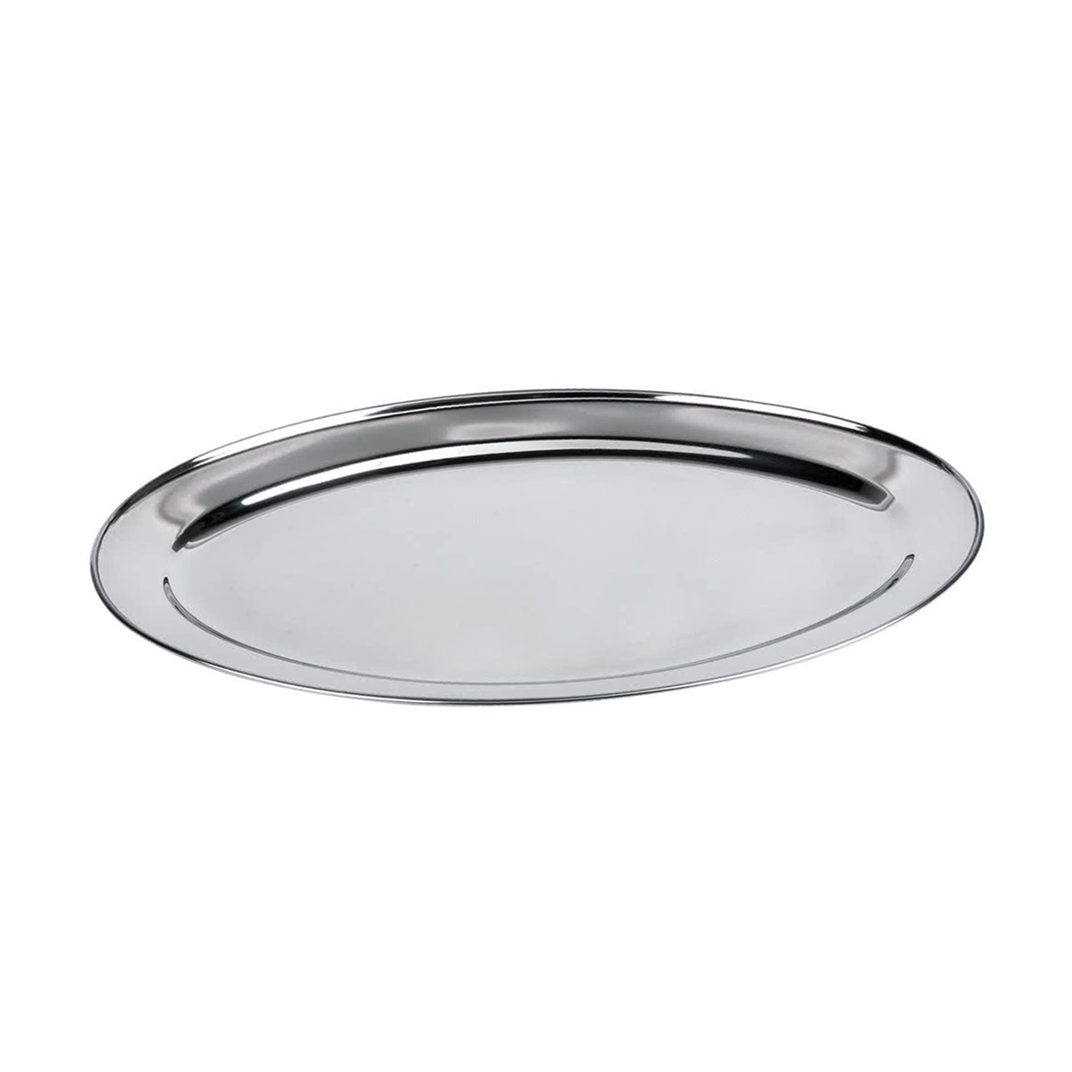 PLateaux Trays Stainless steel oval