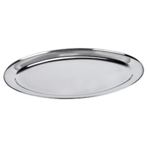 PLateaux Trays Stainless steel oval